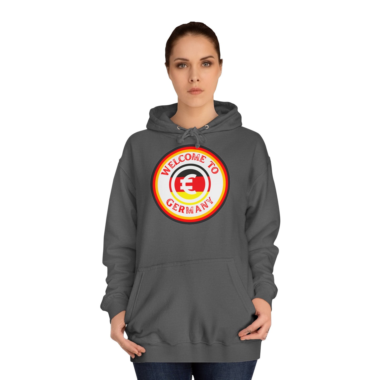 Willkommen in Deutschland, Welcome to Germany - auf hochwertige Unisex Hoodies tragen