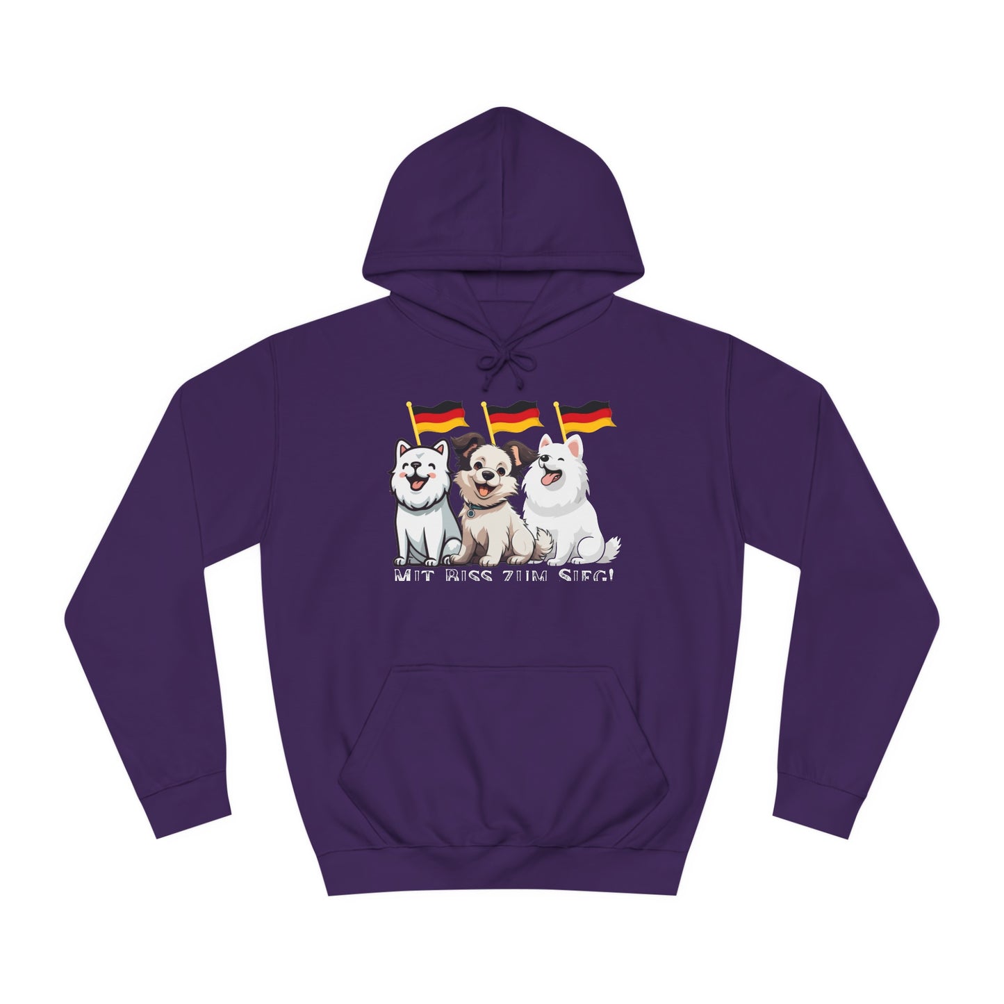 Deutsche Welpen als beste Fans aller Zeiten - gedruckt auf hochwertigen Hoodies.