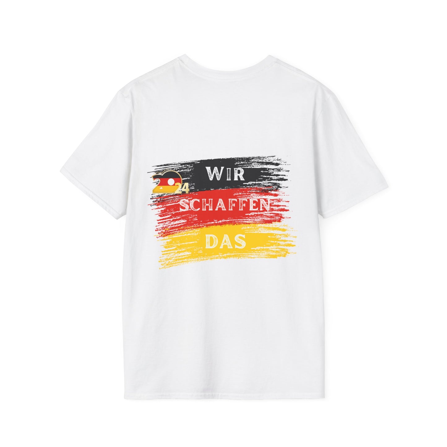 Fußballfan Unisex T-Shirt für alle fans, EM Deutschland 2024, Wir schaffen das!