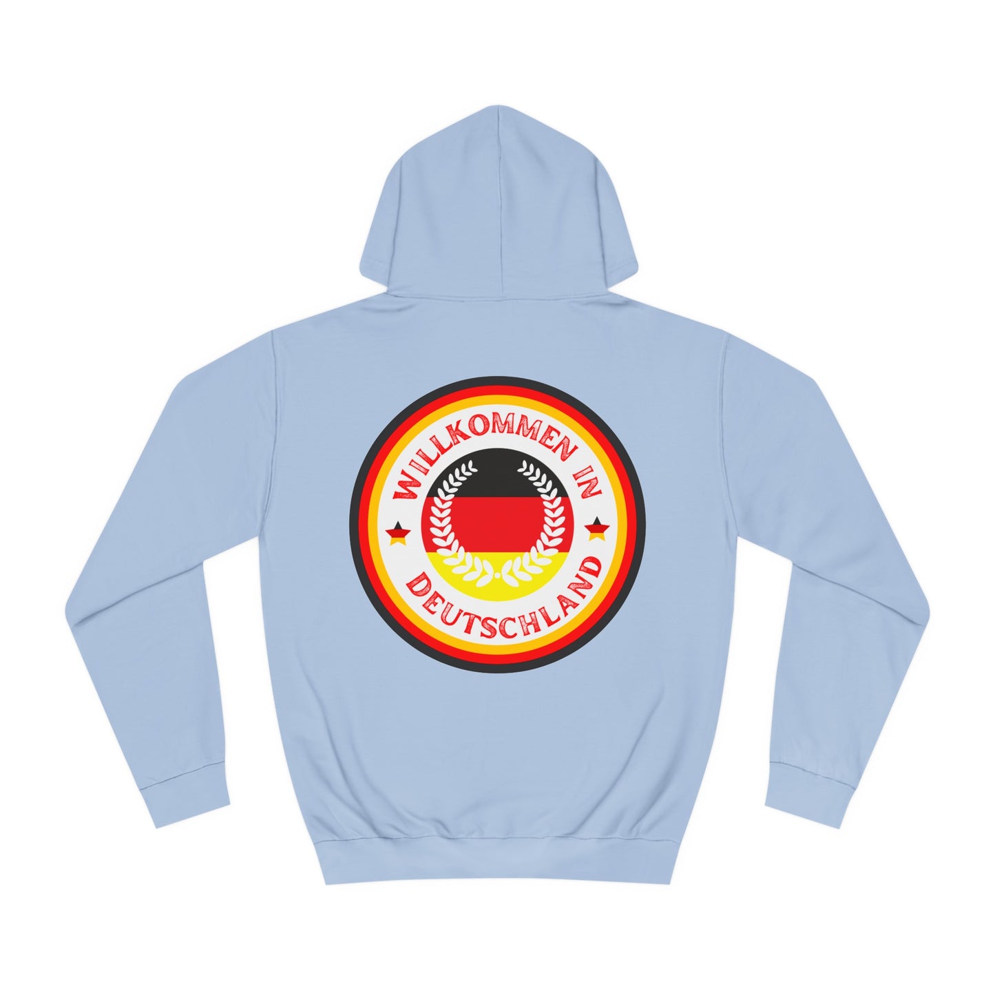 Welcome to Germany - Willkommen in Deutschland - Beidseitig bedruckt auf Unisex Hoodies
