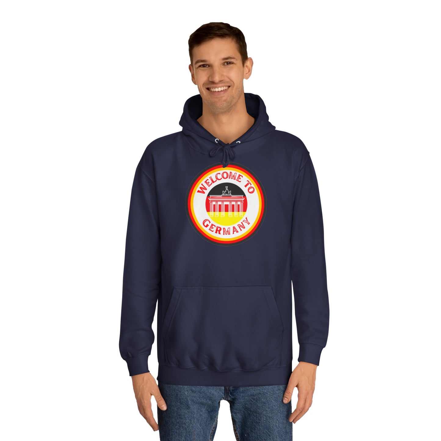 Willkommen in Deutschland - auf hochwertige Unisex Hoodies tragen - Beide Seiten gedruckt