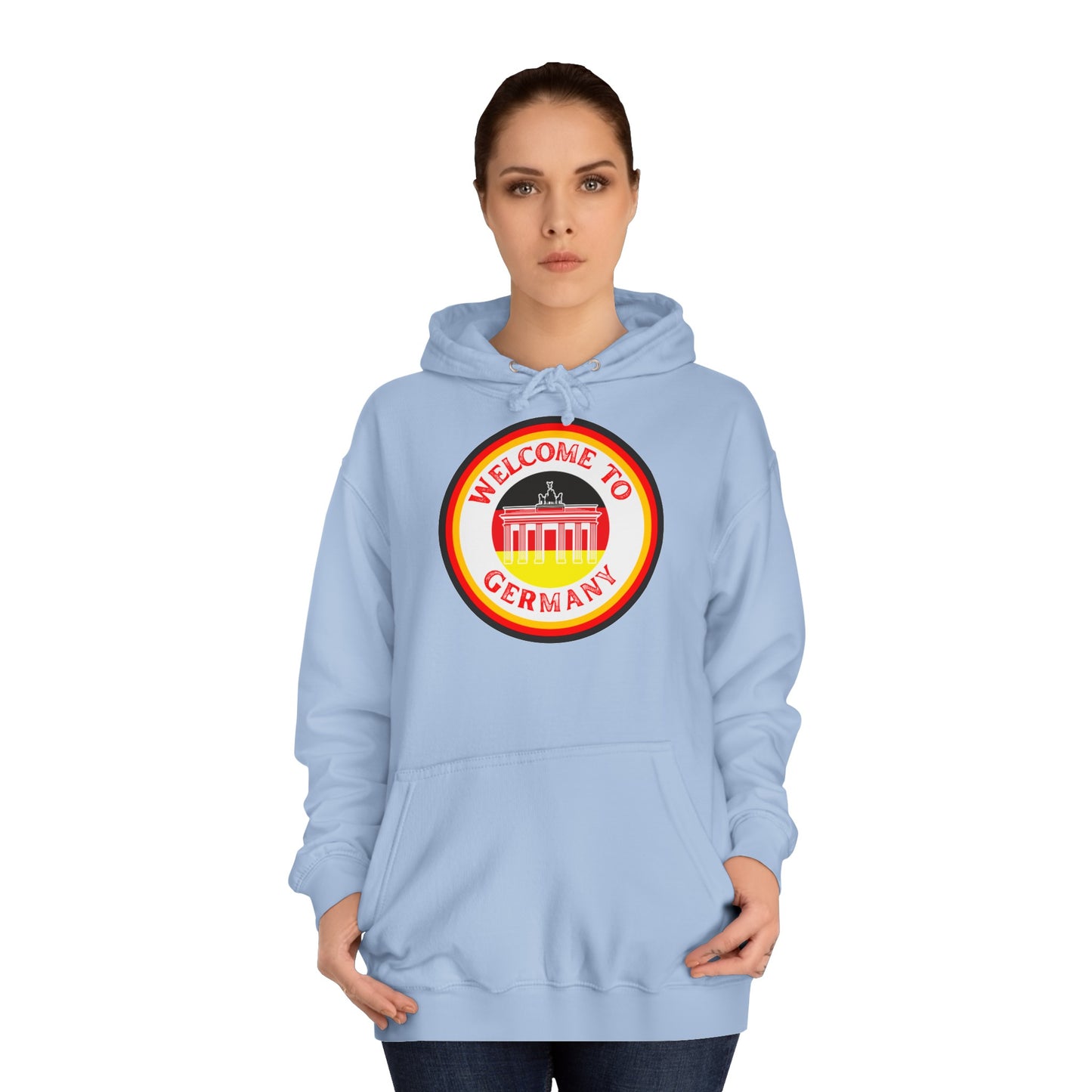 Willkommen in Deutschland - auf hochwertige Unisex Hoodies tragen - Beide Seiten gedruckt