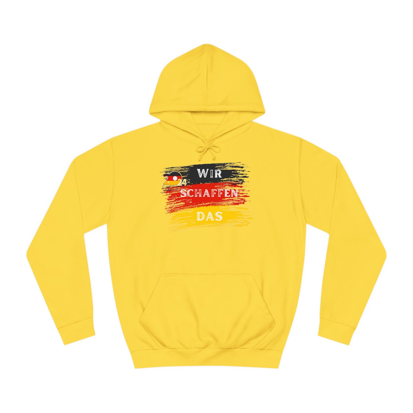 Wir schaffen das! nur für Deutschland EM 2024 - Beidseitig auf Top Qualität Unisex Hoodies bedruckt
