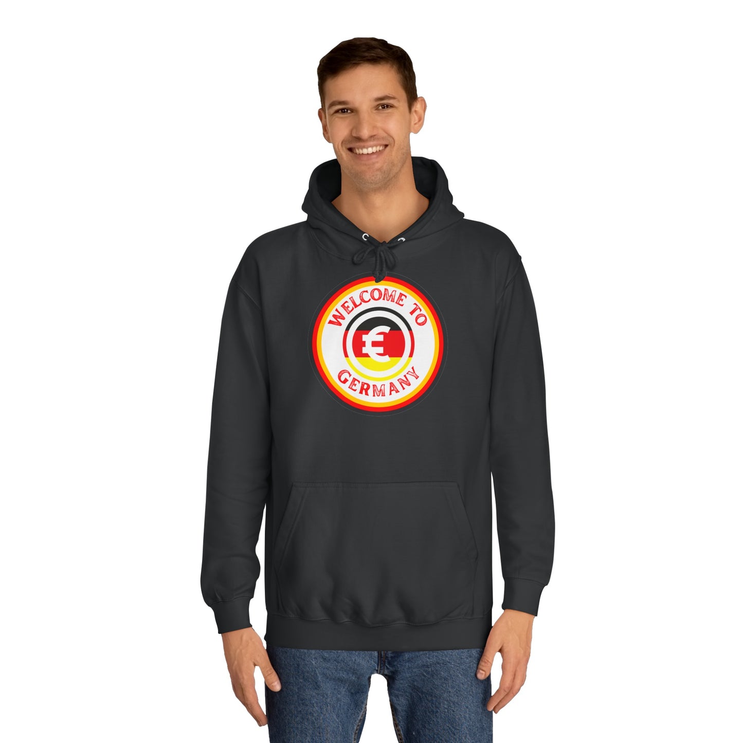 Willkommen in Deutschland, Welcome to Germany - auf hochwertige Unisex Hoodies tragen