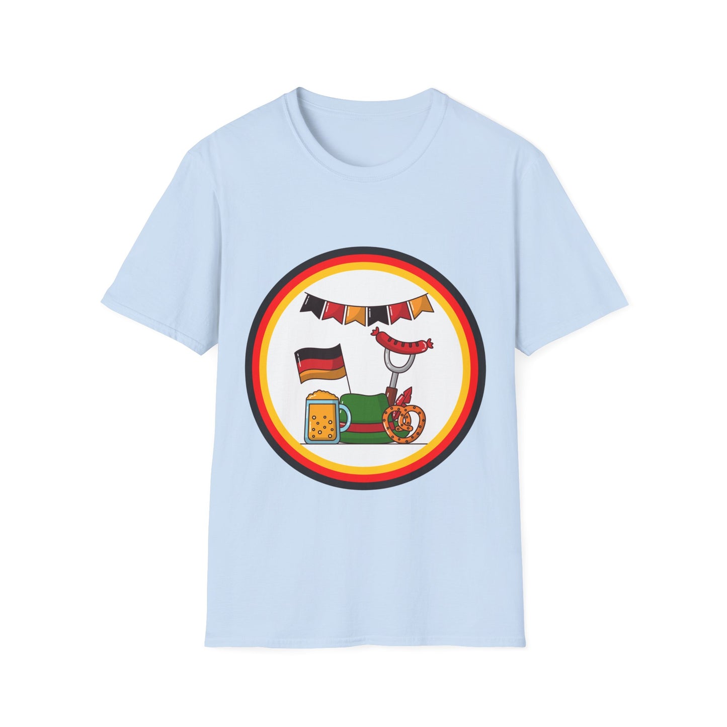 Willkommen in Deutschland's Oktoberfest auf Unisex fan T-Shirt - Welcome to Germany beer party