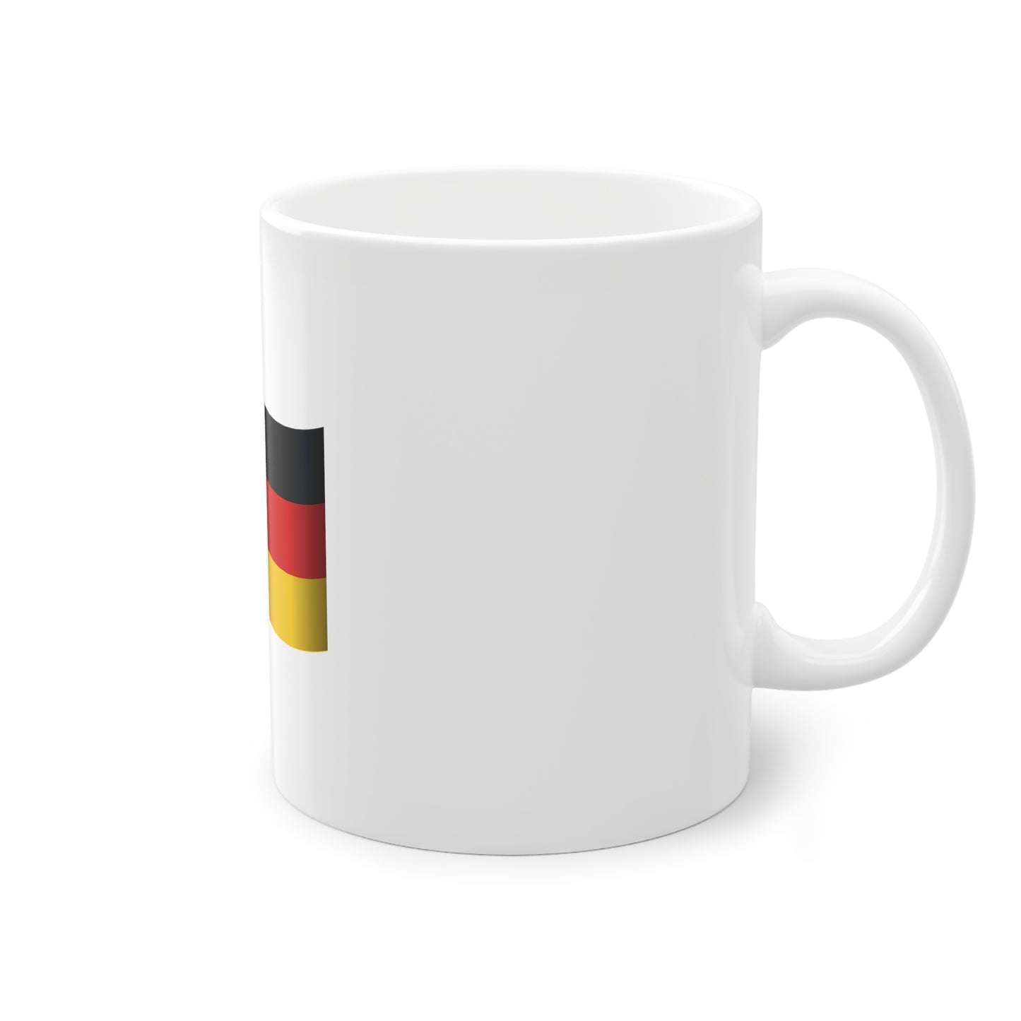 Welcome to Germany - Flagge Deutschlands auf Kaffeetassen bedruckt - Farbe: weiß, Standardtasse, groß 11 Unzen