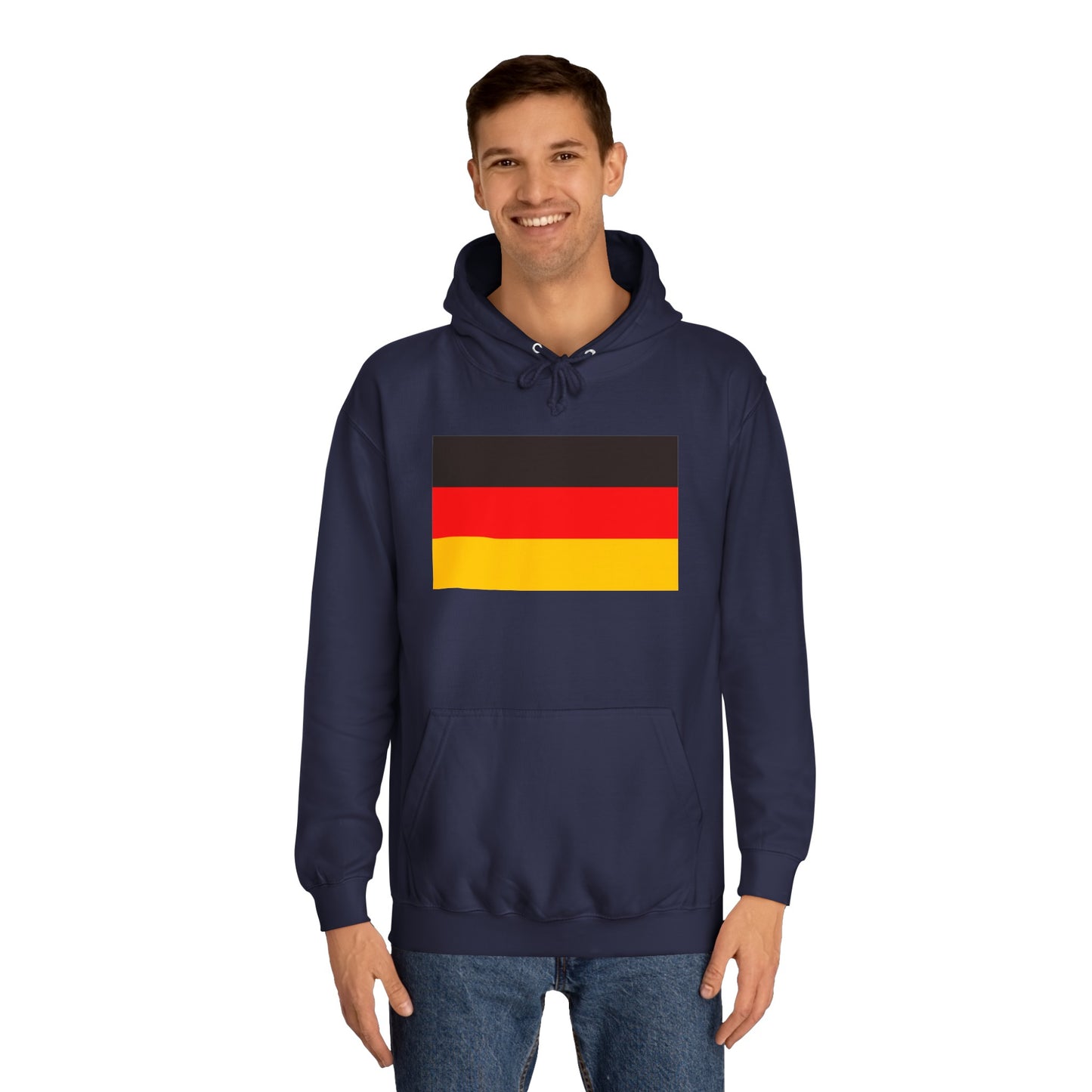 Hochwertige Unisex-Hoodies mit gedruckter deutscher Flagge