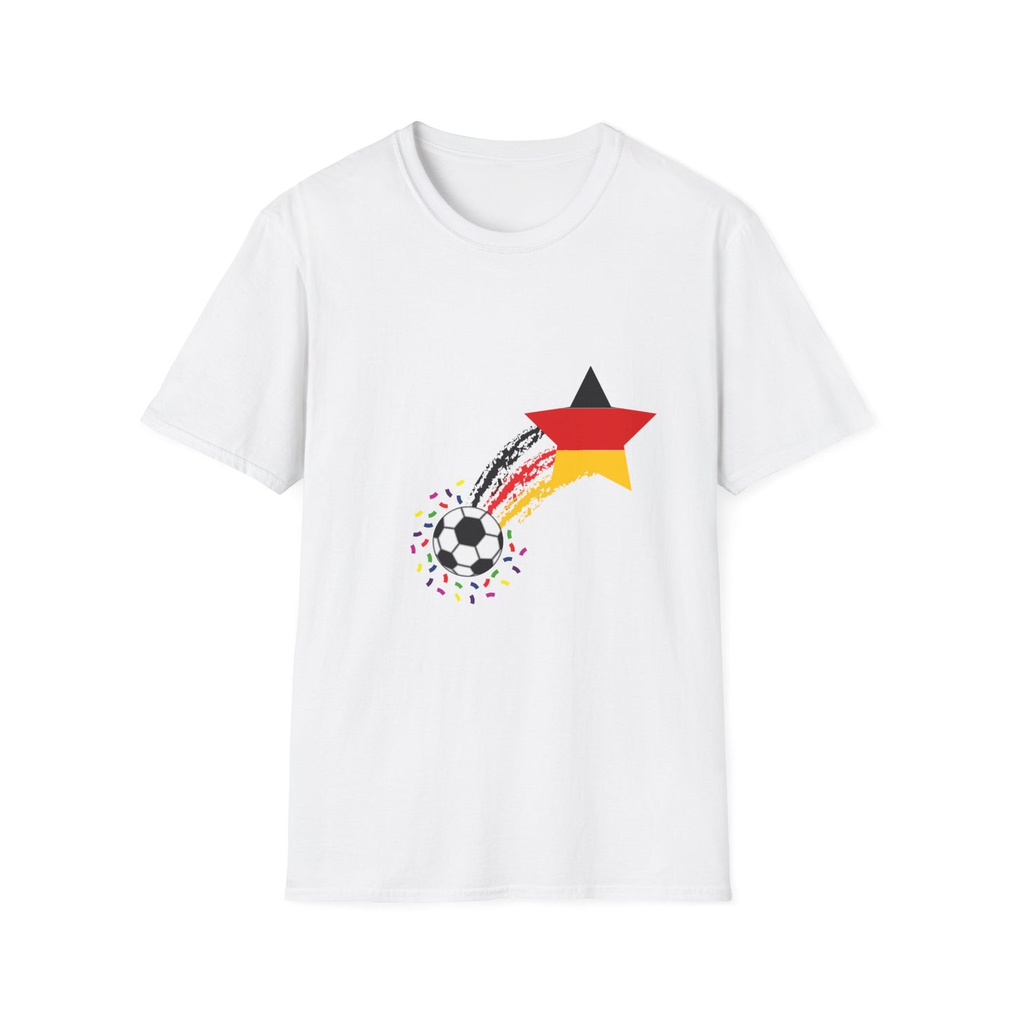 Deutsche Nationalmannschaft Fußballfan T-Shirts, Verschiede Designs, Unisex T-Shirt, Fanmotivtrikot, EM UEFA 2024 Siege, German Soccer Star