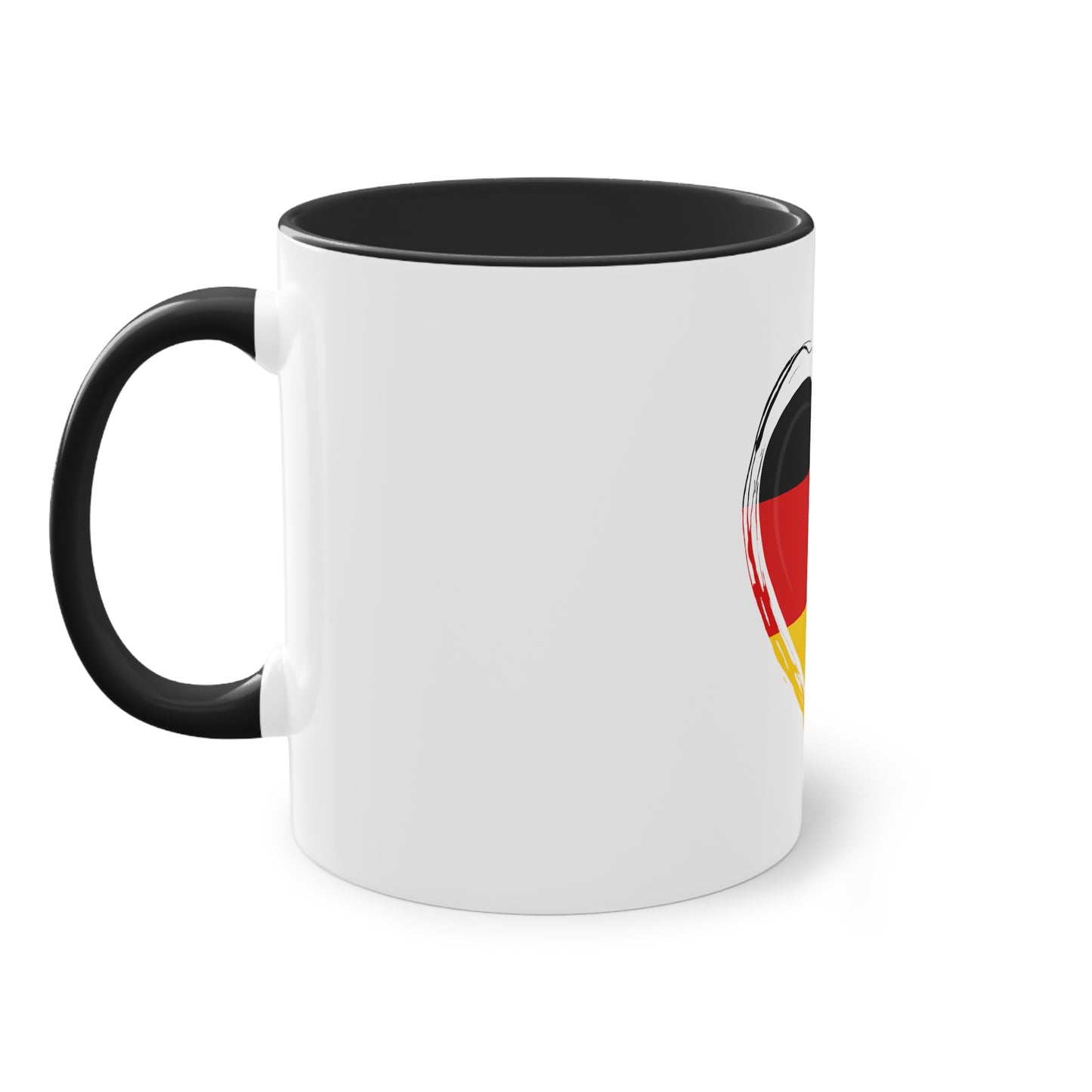 Ich Liebe Deutschland so sehr auf Kaffeetassen bedruckt - Farbe: weiß, Standardtasse, groß 11 Unzen