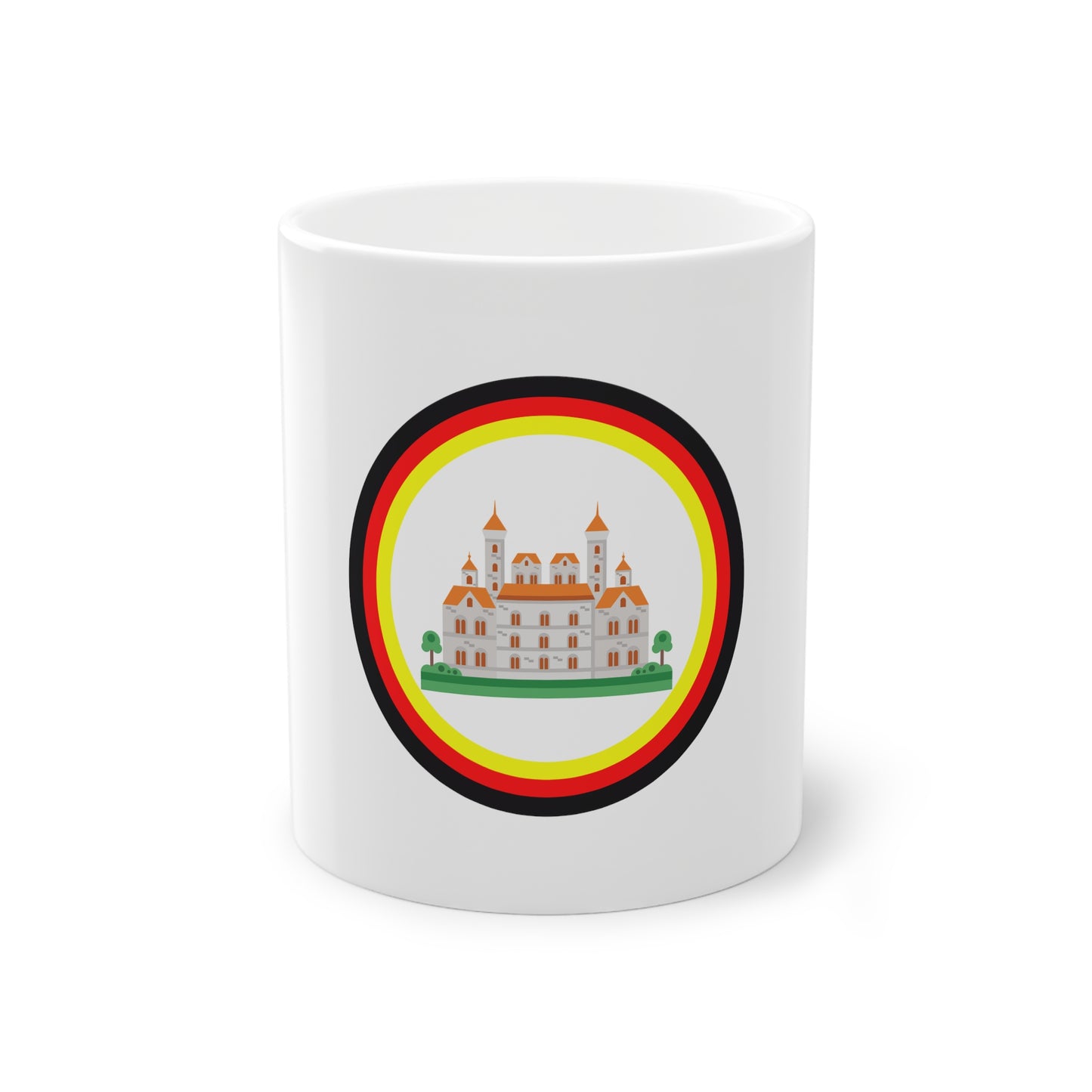 Schloss Charlottenburg auf Kaffeetasse, Teetasse für jeden Tag, Farbe: weiß, Standardtasse, groß 11 Unzen, bedruckt