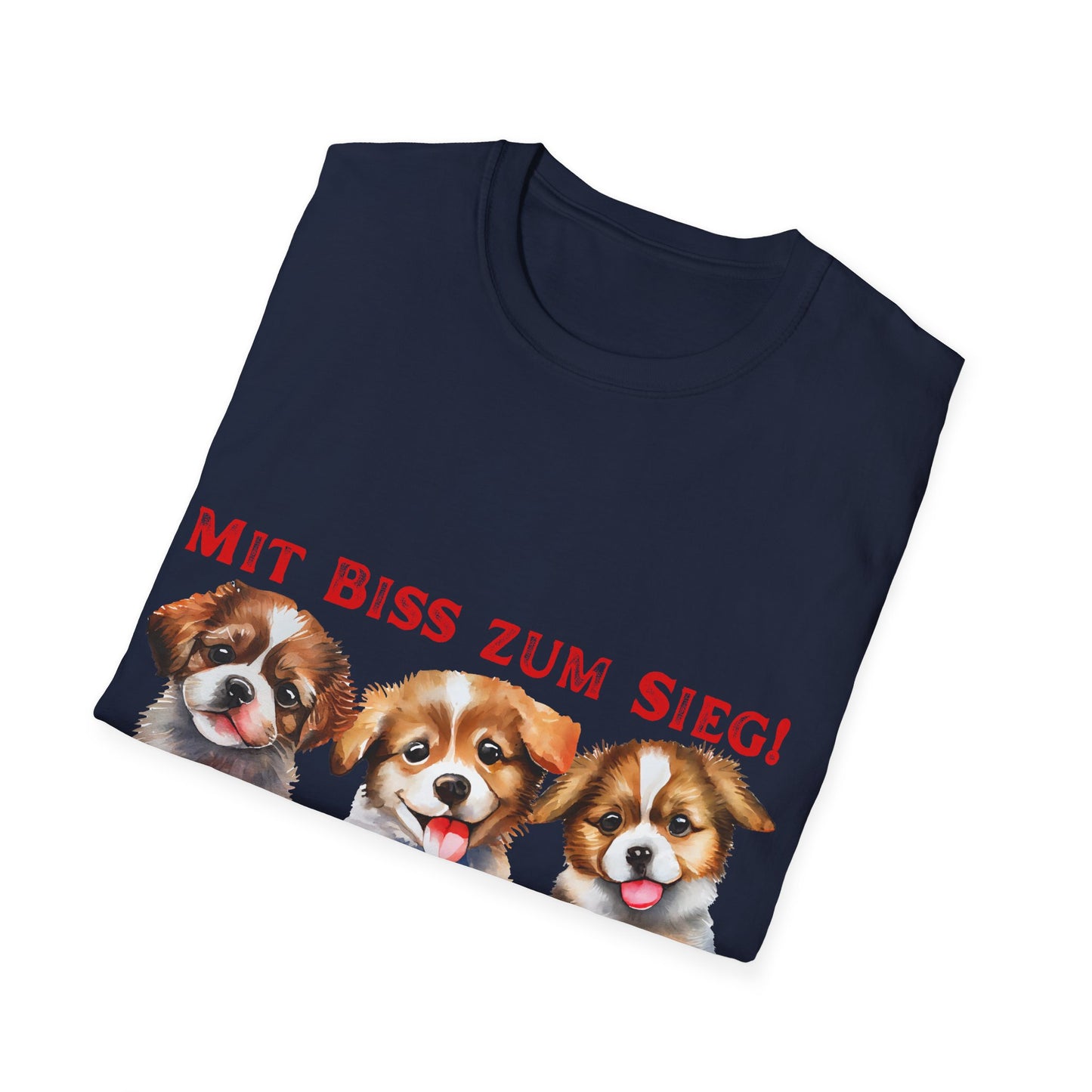 Deutsche Hunde für die Nationalmannschaft, Fußballfan Unisex T-Shirts tragen mit bis zum Sieg