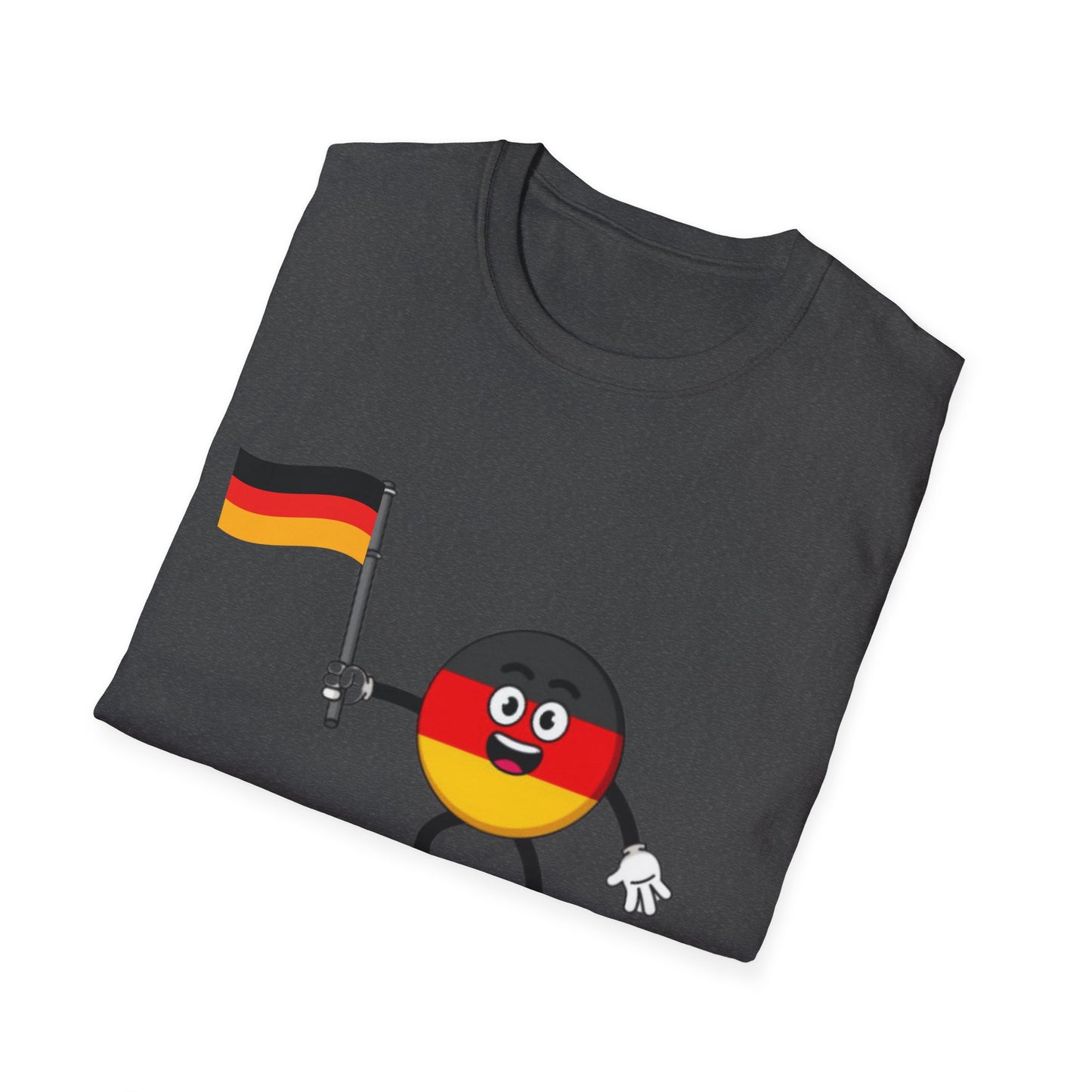 Allez deutsche Nationalmannschaft - Fußballfan Unisex T-Shirts, Deutsche Flagge, Fanmotivtrikot