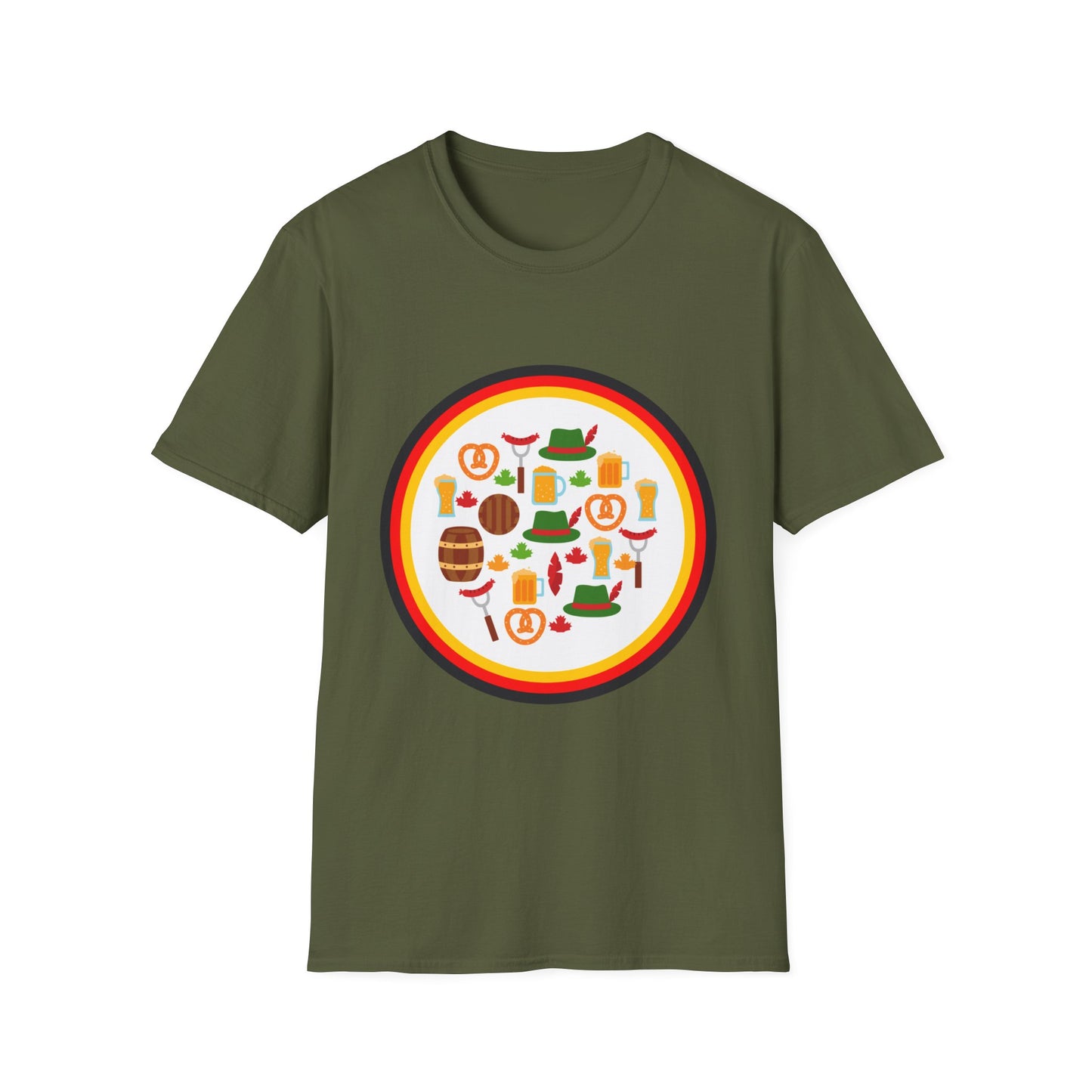 Willkommen in Deutschland Unisex fan T-Shirt für Oktoberfest