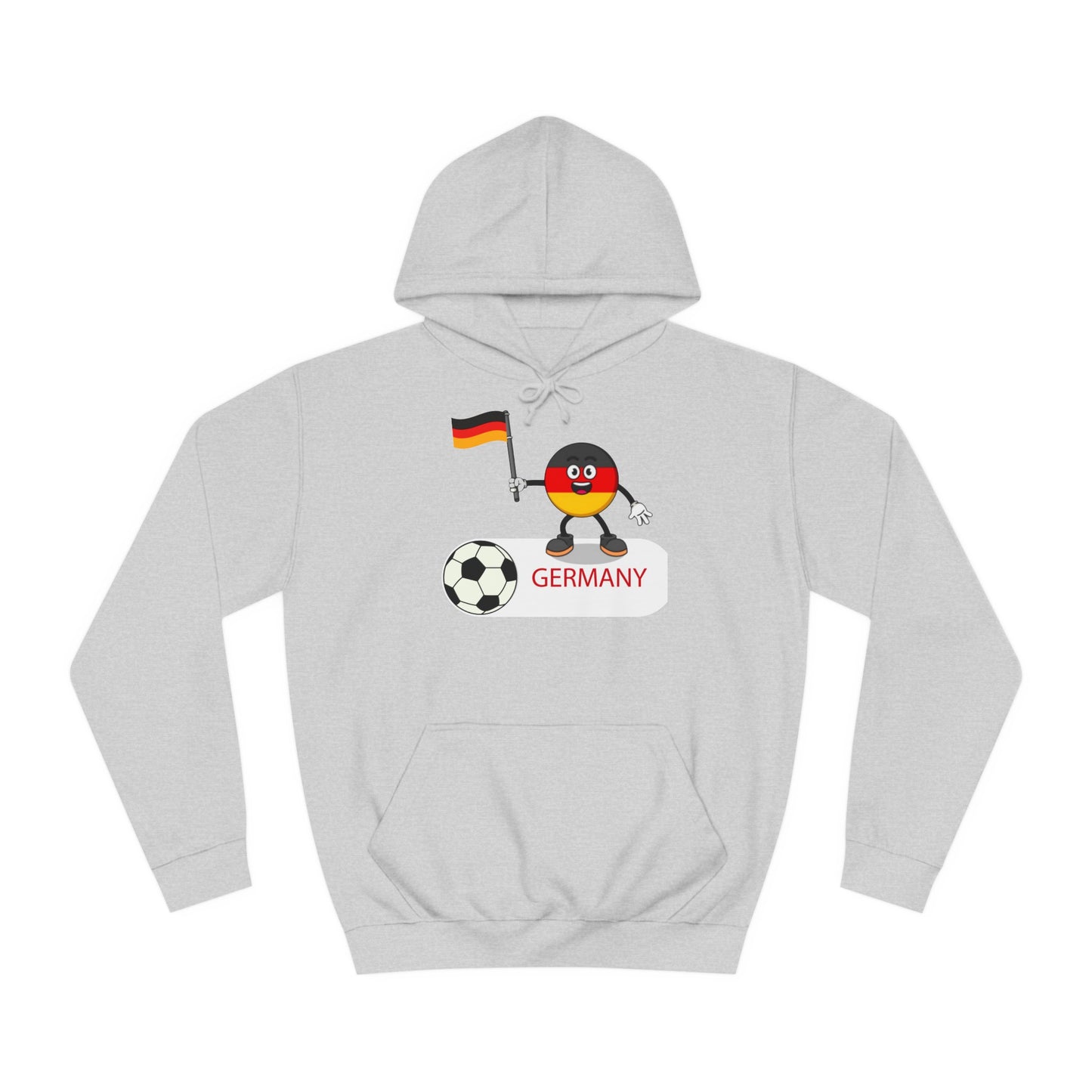 Erleben Sie die Schönheit und Leidenschaft des Fußballs in Deutschland - Hochwertige Unisex-Kapuzenpullover - Beidseitig bedruckt