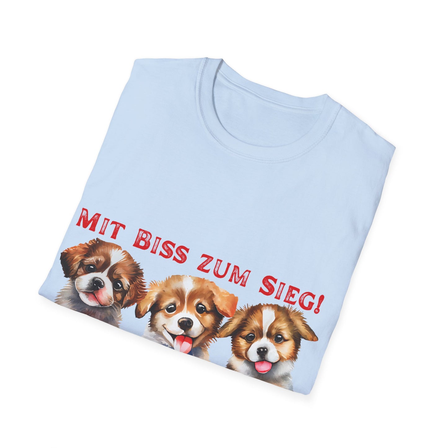 Deutsche Hunde für die Nationalmannschaft, Fußballfan Unisex T-Shirts tragen mit bis zum Sieg