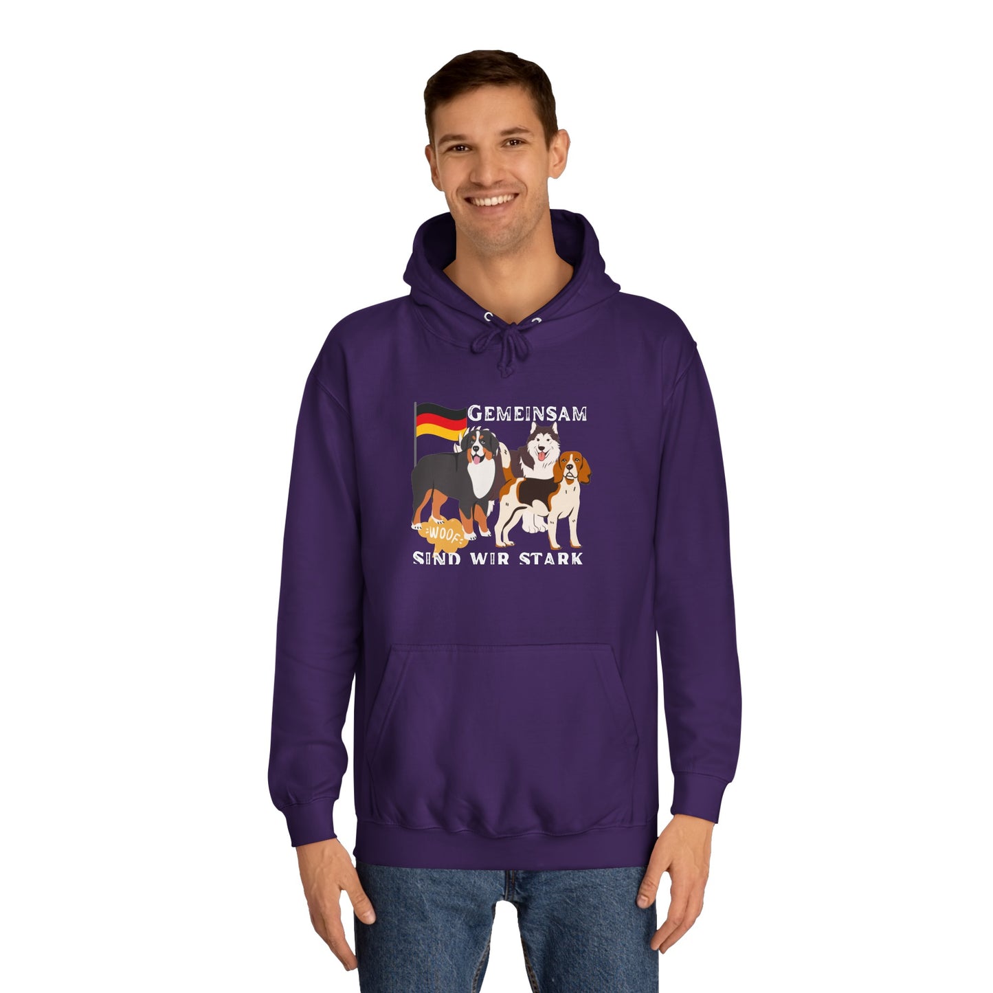 Deutsche Hunde als beste Fans aller Zeiten! - Gedruckt auf Hoodies von bester Qualität.