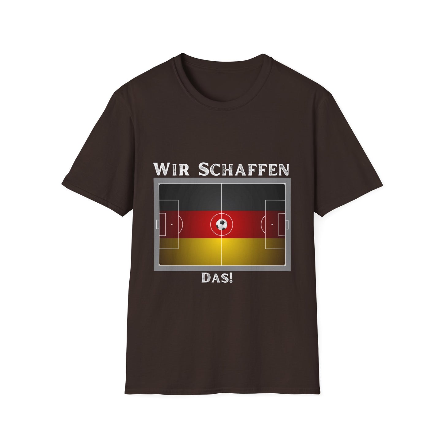 Fußballfan T-Shirts, Fanmotivtrikot, EM 2024 in Deutschland; Wir schaffen das!