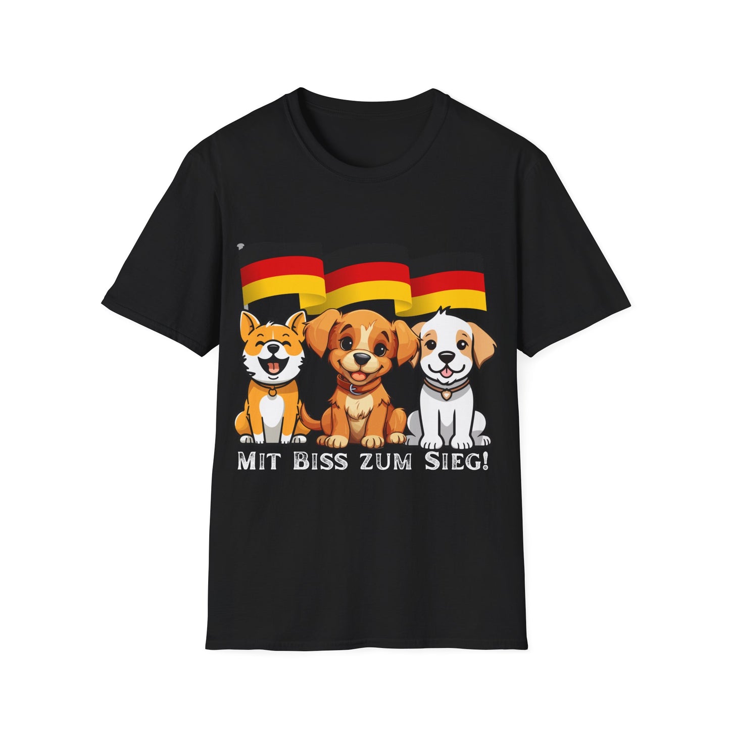 Deutsche Hunde für die Nationalmannschaft, Fußballfan Unisex T-Shirts