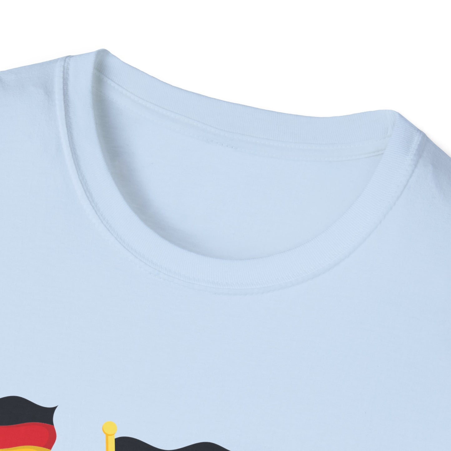 Deutsche Hunde für die Nationalmannschaft, Fußballfan T-Shirts, Flagge, Fanmotivtrikot, Fan Unisex T-Shirt, Tore, EM 2024, German Soccer