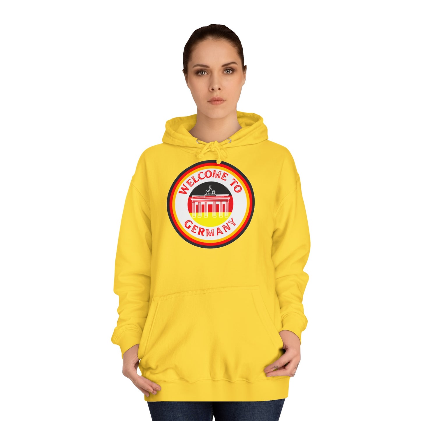 Willkommen in Deutschland - auf Brandenburger Tor - Auf Hoodies