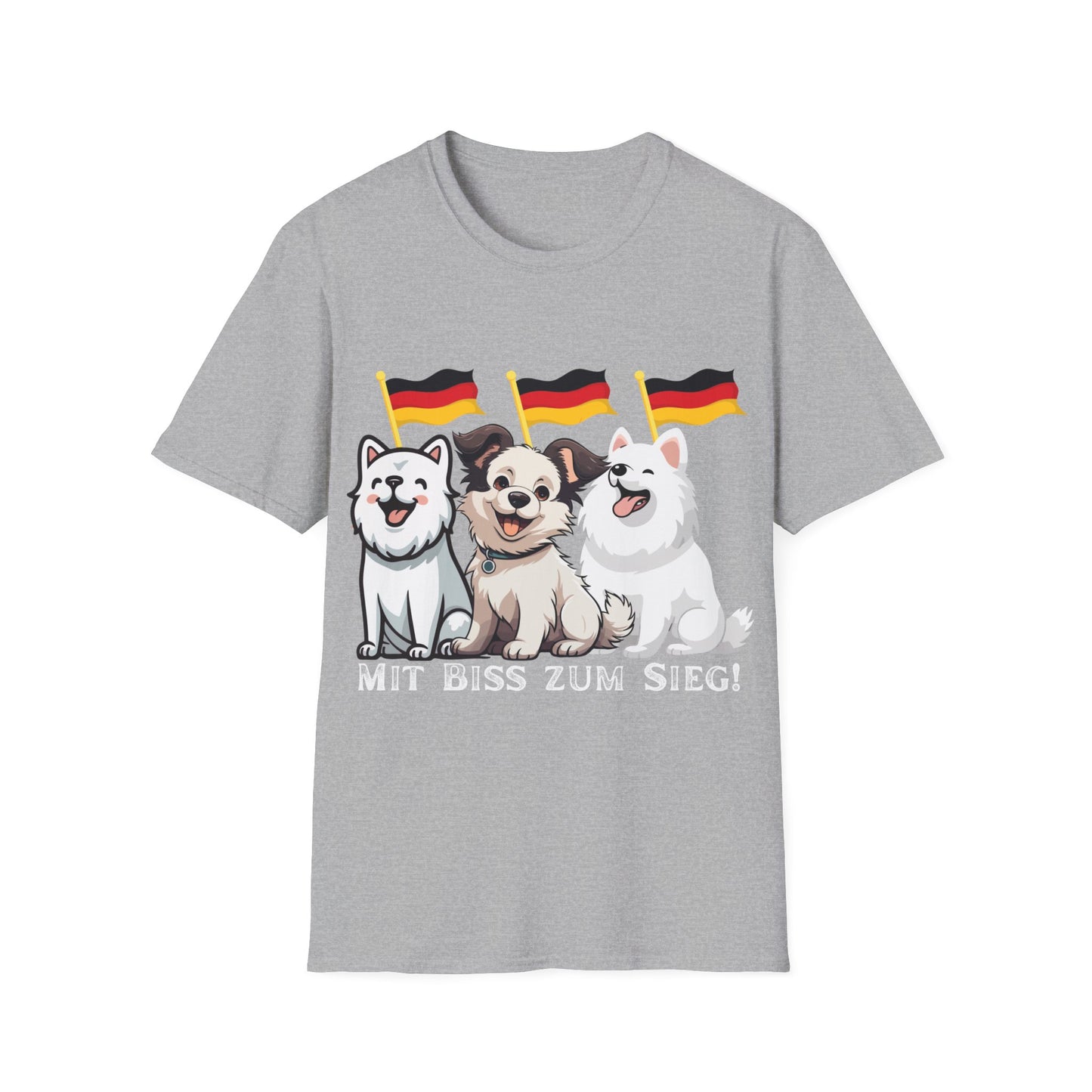 Deutsche Hunde für die Nationalmannschaft, Fußballfan T-Shirts, Flagge, Fanmotivtrikot, Fan Unisex T-Shirt, Tore, EM 2024, German Soccer