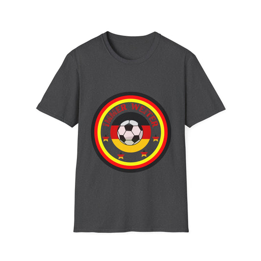 Immer weiter, Unisex Fanmotivtrikot für die Mannschaft, aus bester Qualität