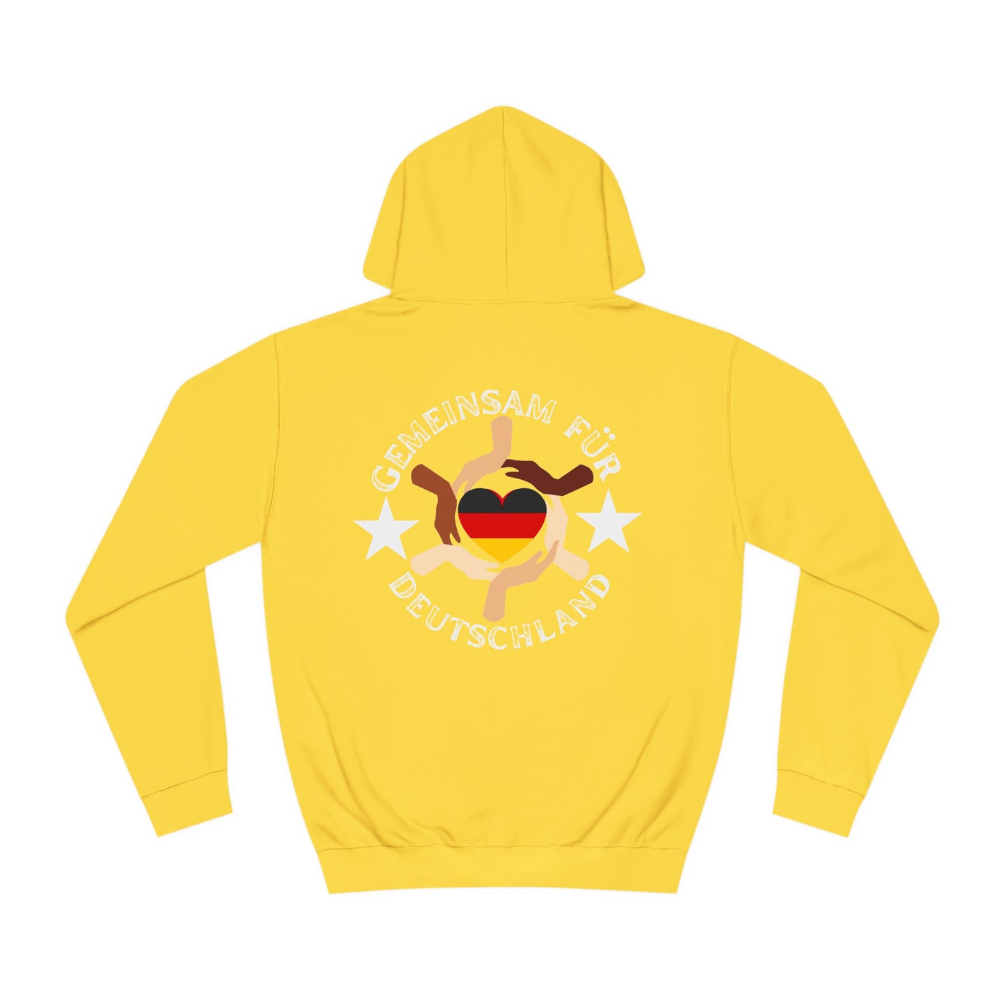 Gemeinsam für Deutschland - Ein Land der Siege - Hochwertige Unisex-Kapuzenpullover - Beidseitig bedruckt