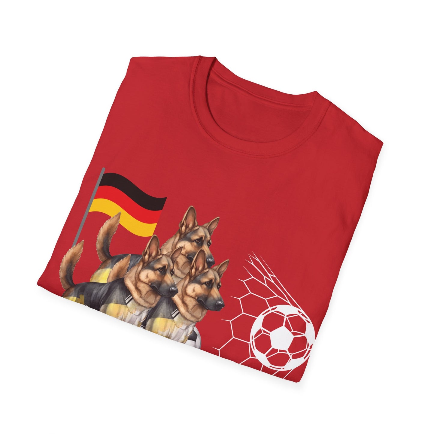 Deutsche Hunde für die Nationalmannschaft mit vielen Toren, Unisex T-Shirt