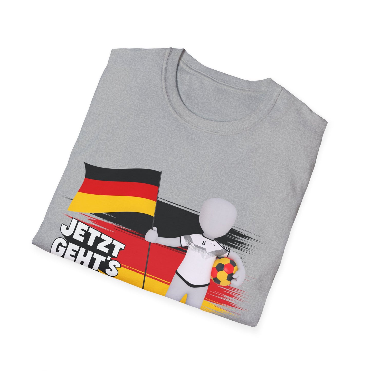 Einzigartige Unisex T-Shirt-Motive für Fußballfans, Echte Fanbekleidung mit deutscher Fußballleidenschaft, Nationalmannschaft-Fantrikot