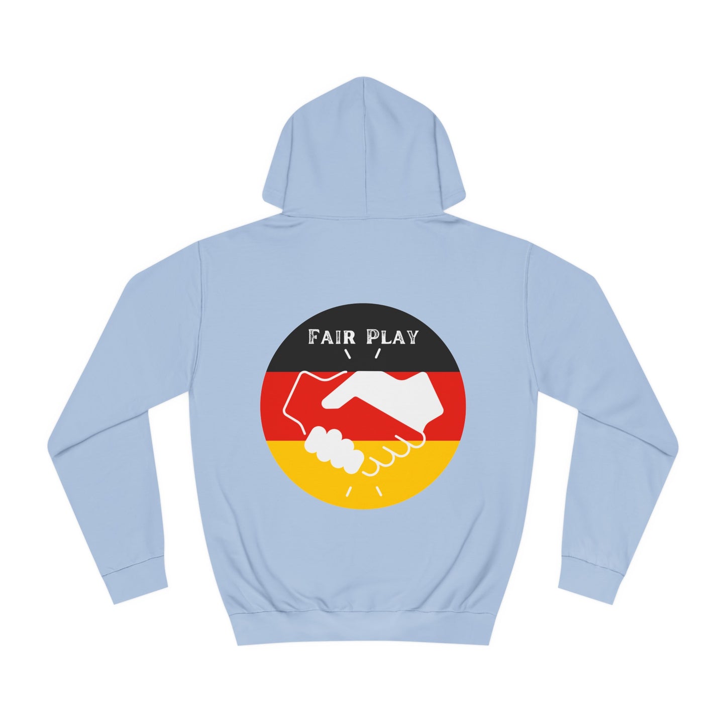 Hochwertige Hoodies - Fairplay für Deutschland - Beide Seiten gedruckt