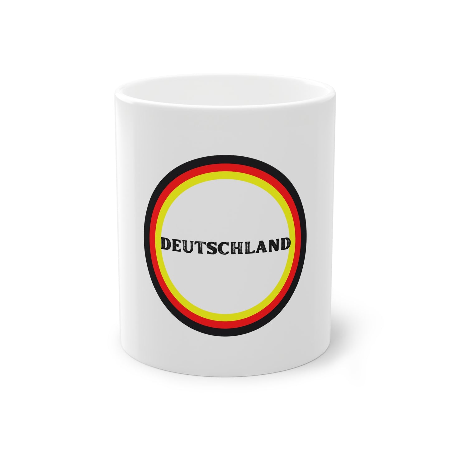 Deutschland auf Kaffeetasse, Teetasse für jeden Tag, Farbe: weiß, Standardtasse, groß 11 Unzen, bedruckt