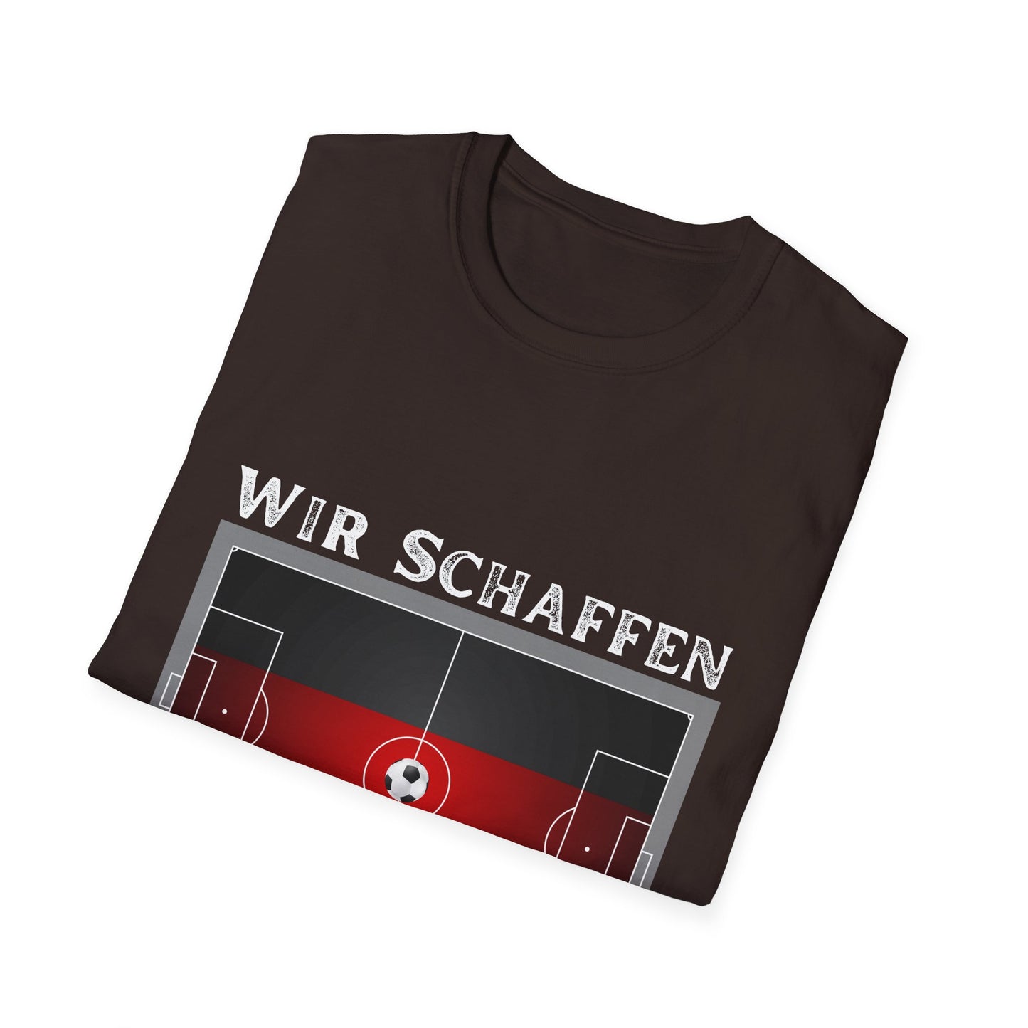 Fußballfan T-Shirts, Fanmotivtrikot, EM 2024 in Deutschland; Wir schaffen das!