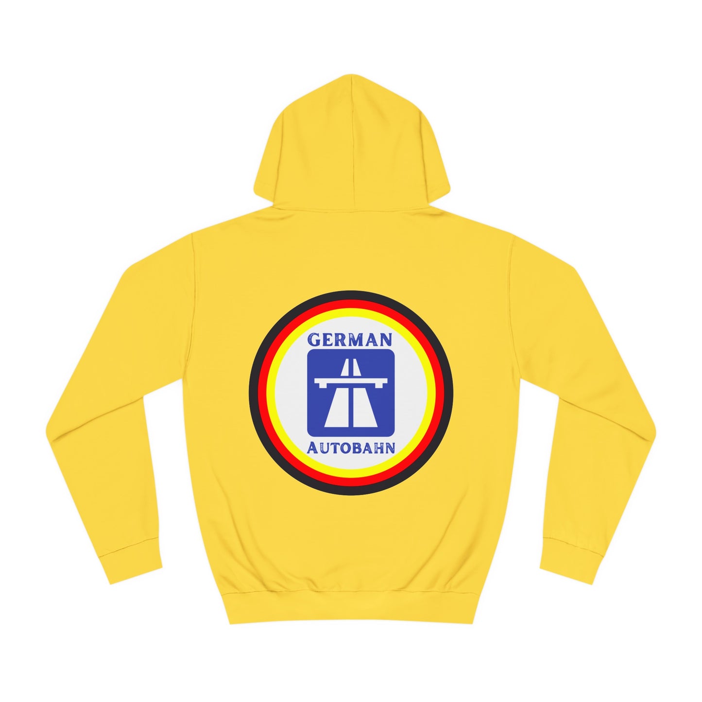 Hochwertige Unisex Hoodies für Autobahnfans - Beide Seiten gedruckt - German Highway - No speed limit