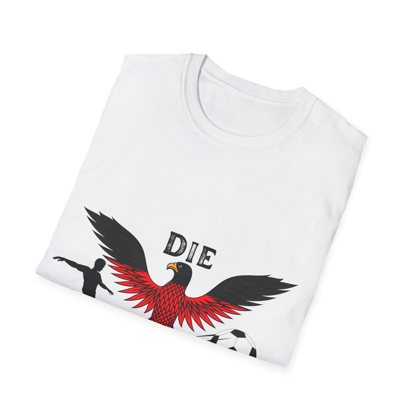 Die Mannschaft, Unisex T-Shirt mit Adler, Beste Qualität für alle Fußballfans