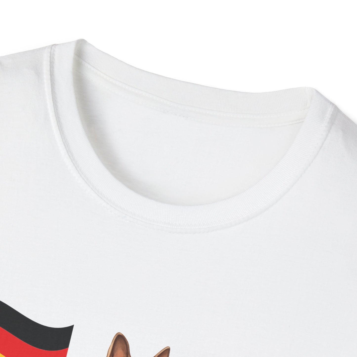 Mit biss zum Sieg für Deutschland, Fußballs Top-Hundefans auf Unisex-T-Shirts