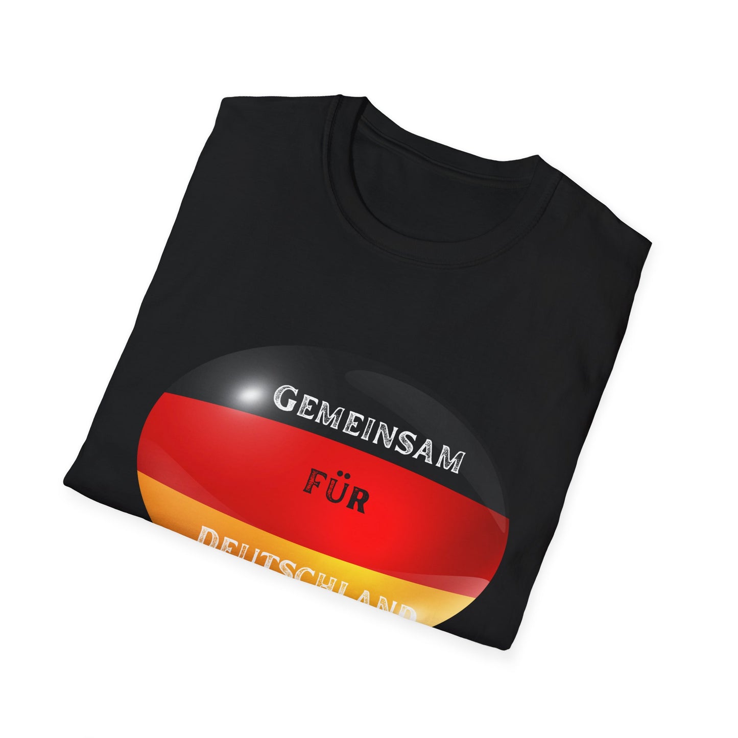 Fußballfan Unisex T-Shirts - Gemeinsam für Deutschland - Allez Team Germany!