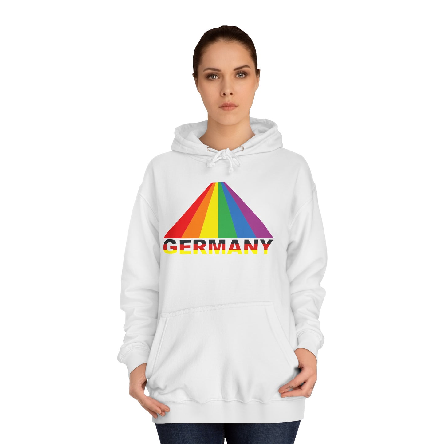 Hochwertige Hoodies - Regenbogen für Deutschland