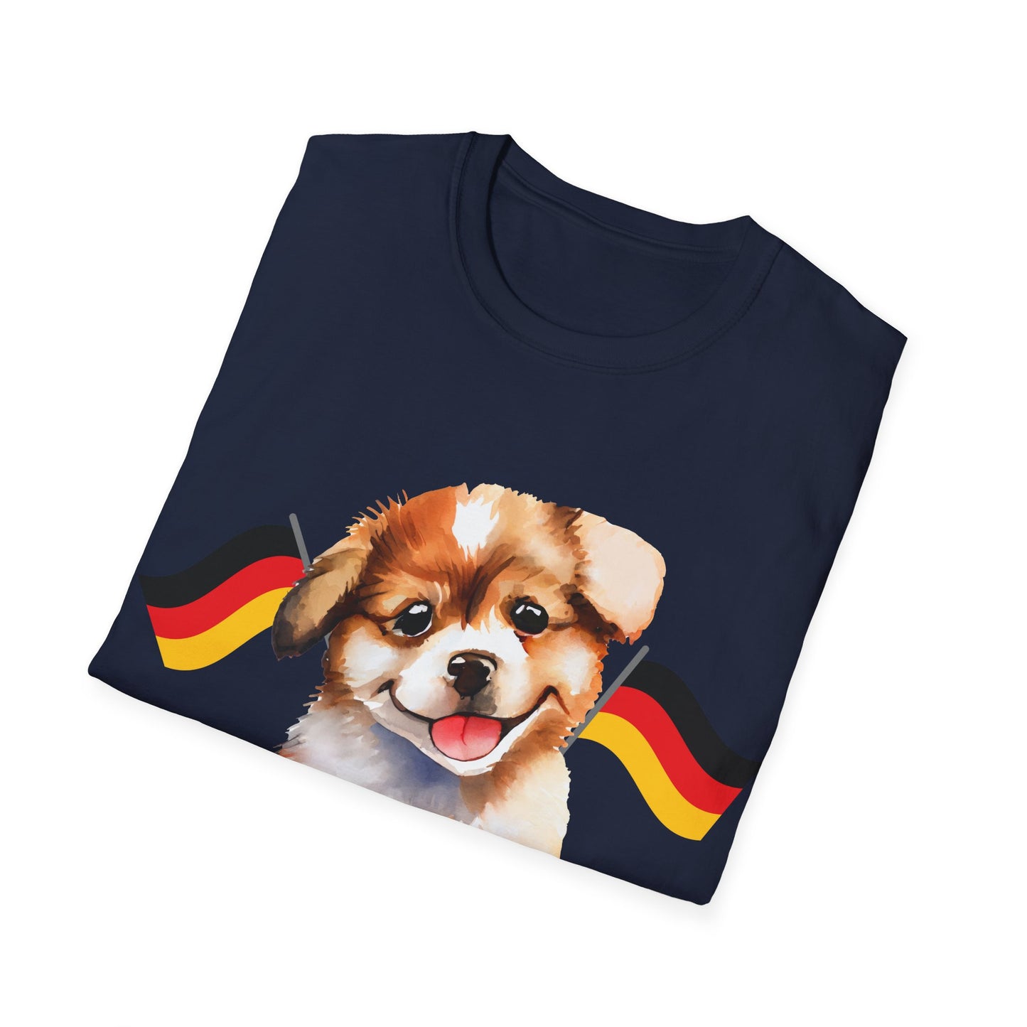 Deutsche Hunde für die Nationalmannschaft, Fußballfan T-Shirts, Flagge, Fanmotivtrikot, Fan Unisex T-Shirt, Tore, EM 2024, German soccer