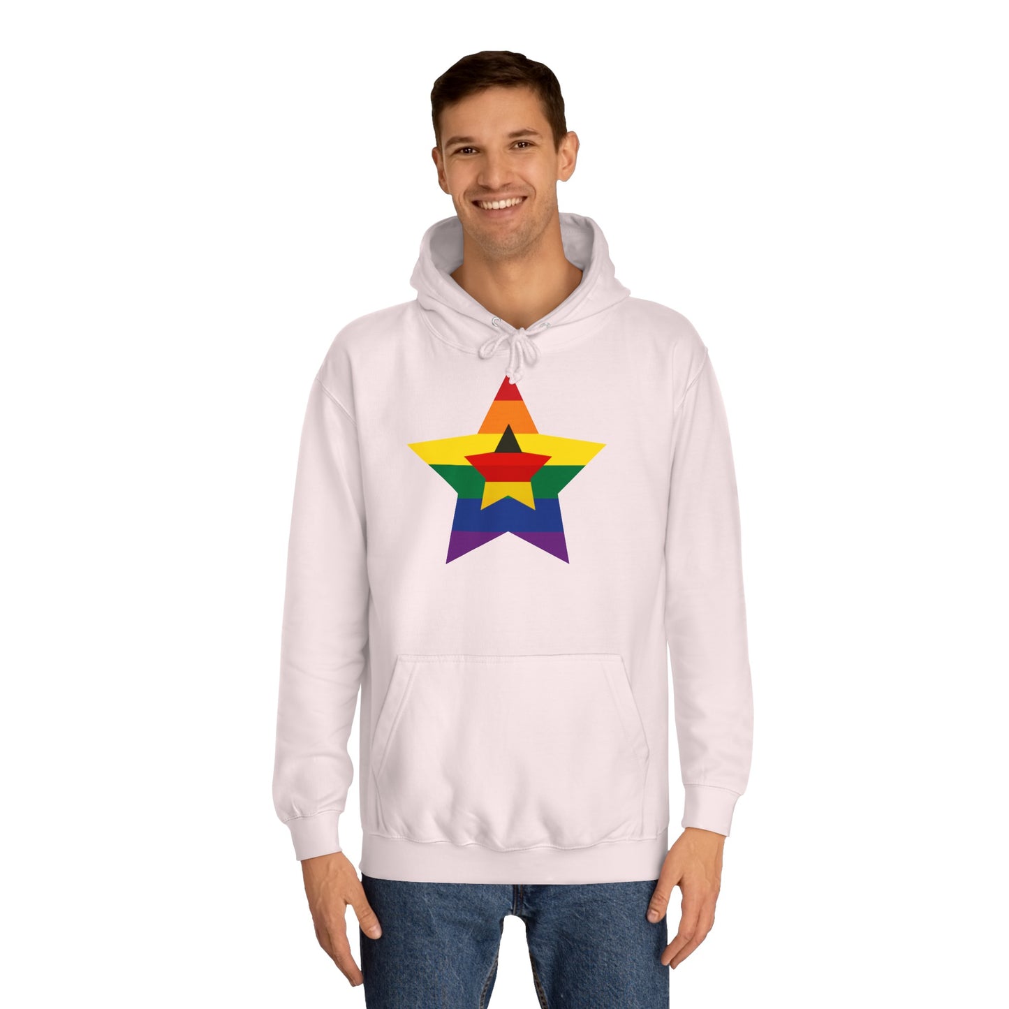 Hochwertige Hoodies - Regenbogen Deutschland - Beide Seiten gedruckt