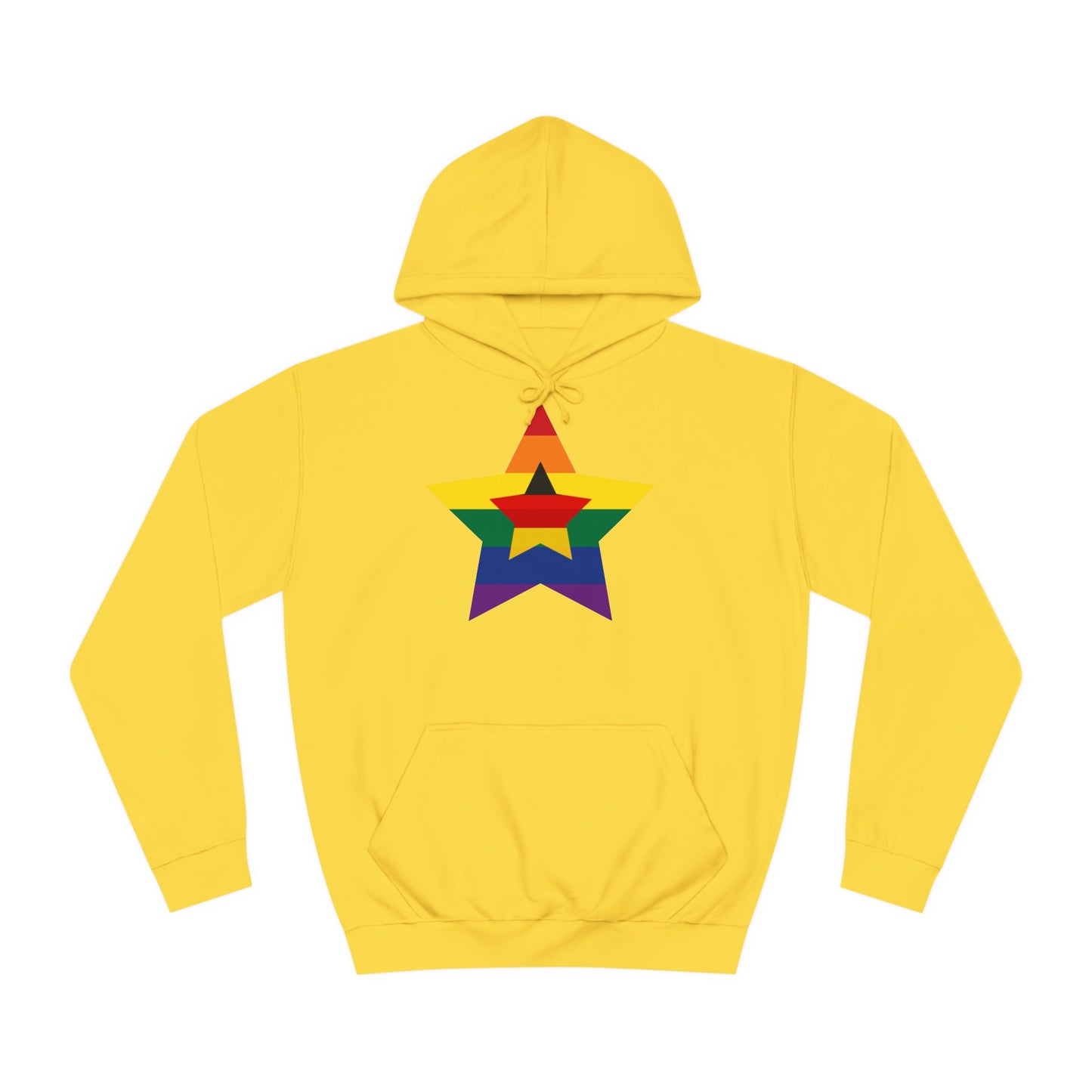 Hochwertige Hoodies - Regenbogen Deutschland - Beide Seiten gedruckt