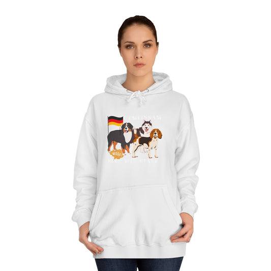 Deutsche Hunde als beste Fans aller Zeiten! - Gedruckt auf Hoodies von bester Qualität.