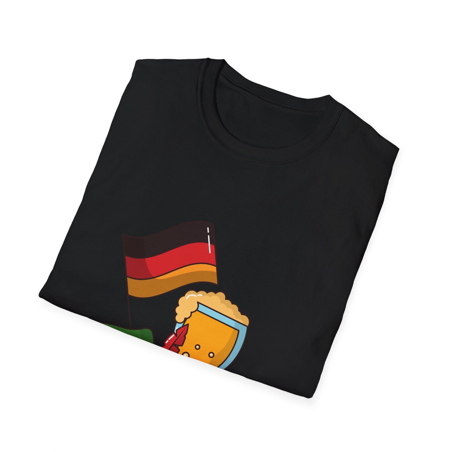 Deutschland Fußballfan Druck-T-Shirts, Fanmotivtrikot, Nationalmannschaft, Unisex Druck-T-Shirt, Sweatshirt, Tanktop, EM 2024, Team Germany