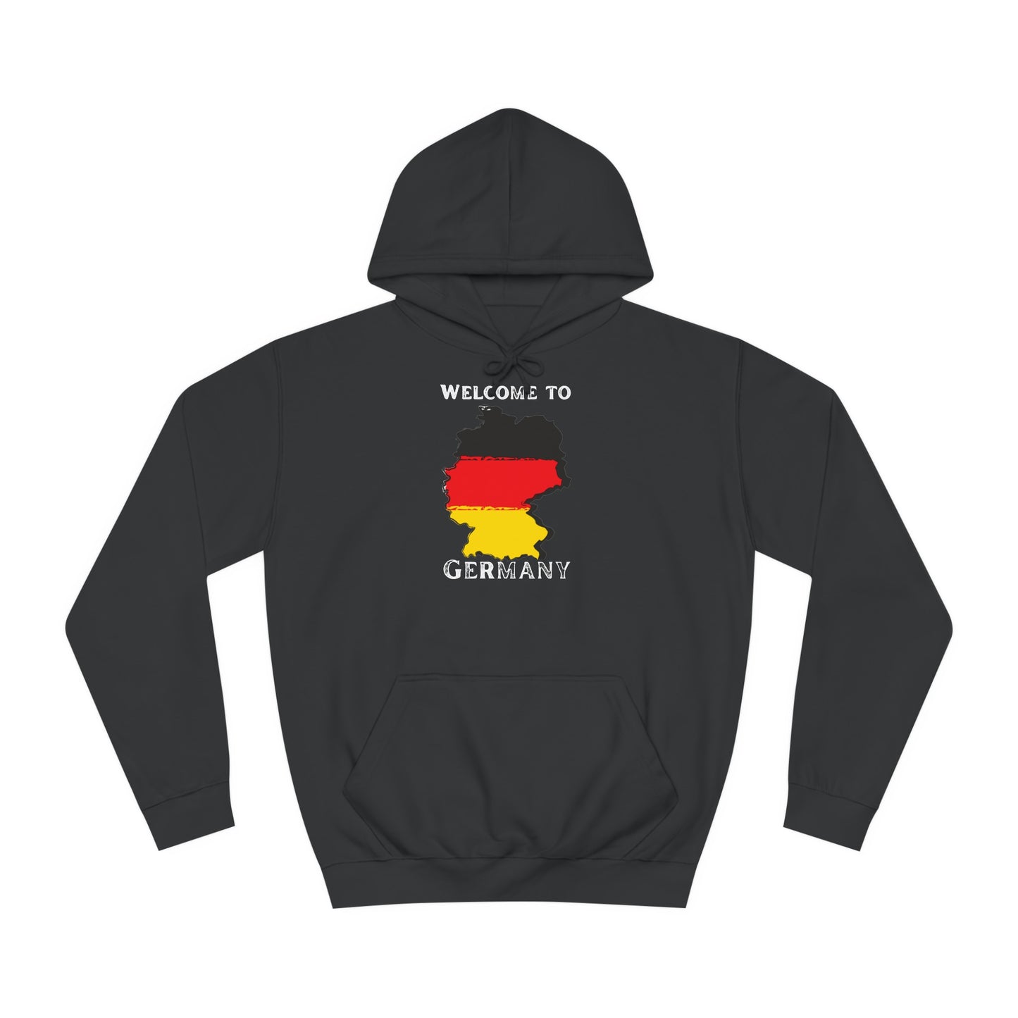 Welcome to Germany - Willkommen in Deutschland  -  Beidseitig bedruckt auf Unisex Hoodies