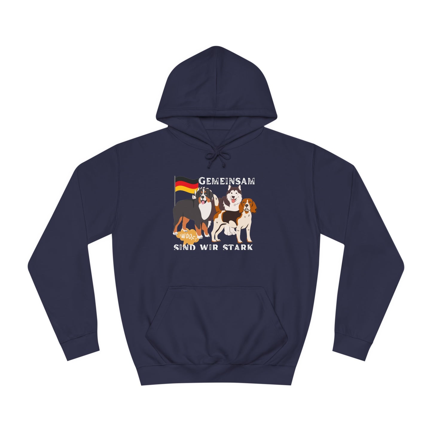 Deutsche Hunde als beste Fans aller Zeiten! - Gedruckt auf Hoodies von bester Qualität.