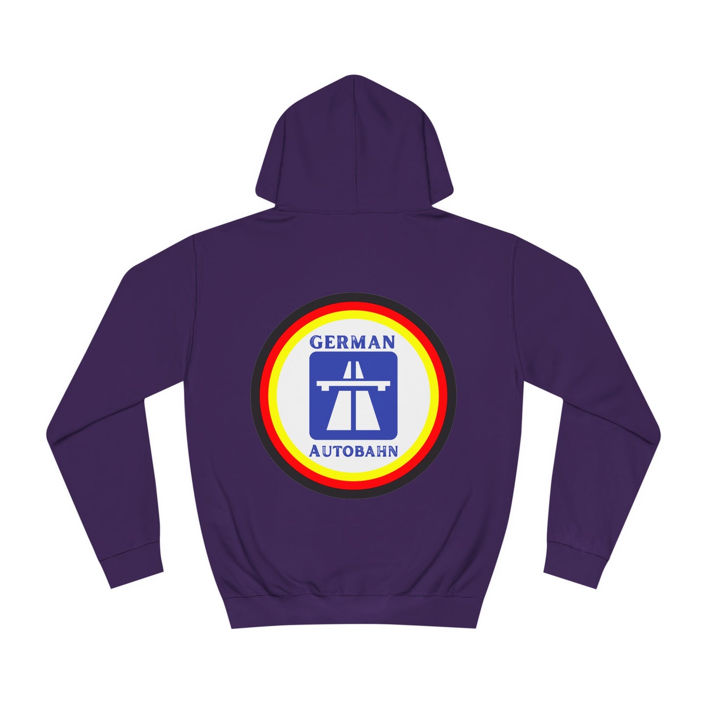 Hochwertige Unisex Hoodies für Autobahnfans - Beide Seiten gedruckt - German Highway - No speed limit