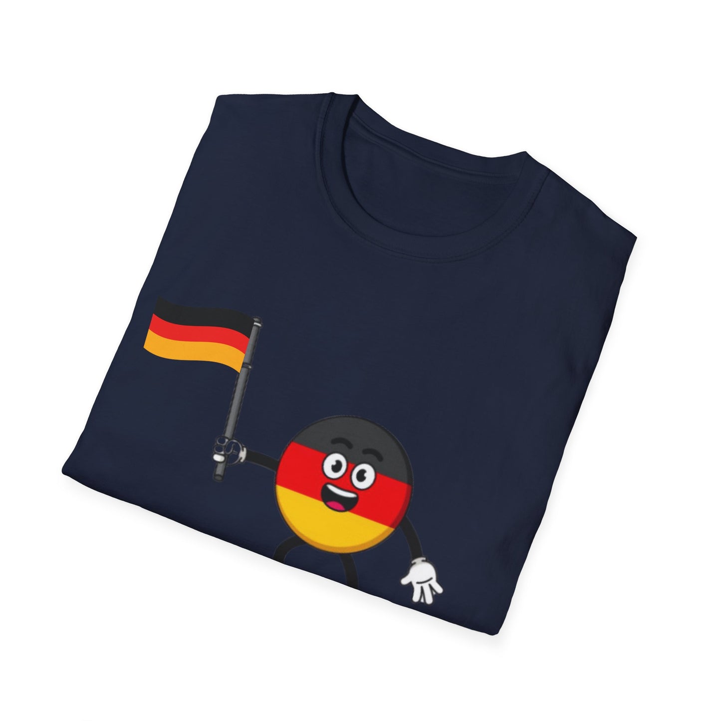 Allez deutsche Nationalmannschaft - Fußballfan Unisex T-Shirts, Deutsche Flagge, Fanmotivtrikot