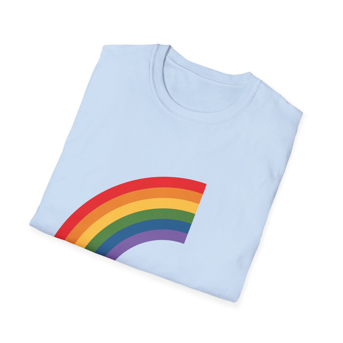 Einzigartige Unisex T-Shirt Designs mit deutscher Liebe für Regenbogen