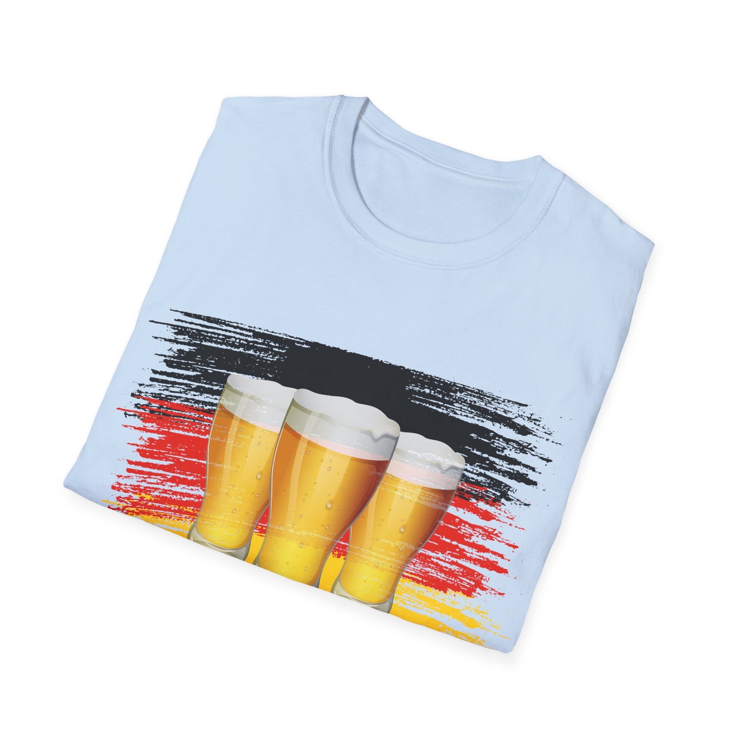 Prost und Cheers aus Deutschland, auf trendigen T-Shirts, German Beer, Made in Germany Fashion, Best Quality T-Shirts, Trink mit Respekt