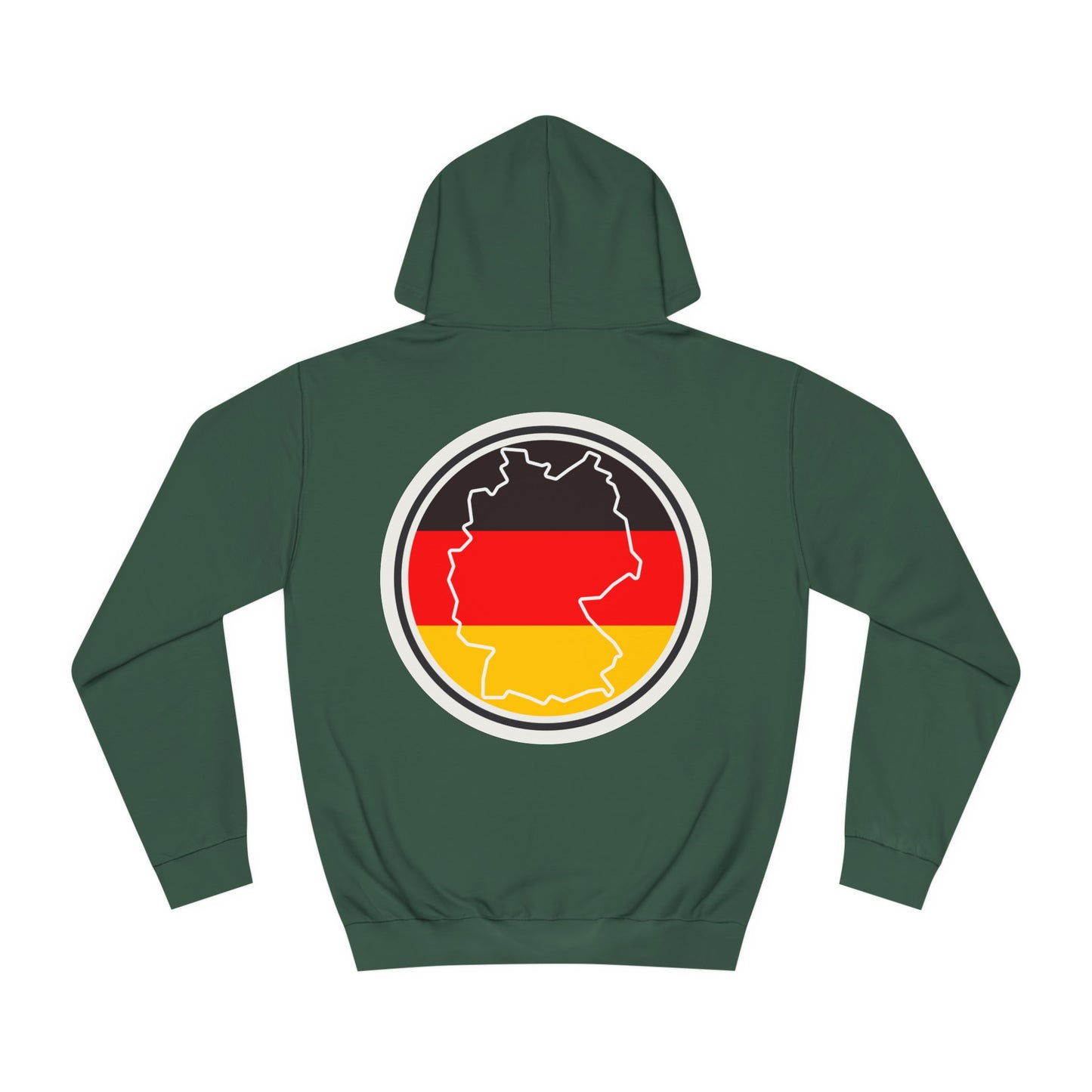 Erleben Sie die Schönheit und Leidenschaft des Fußballs in Deutschland - Beidseitig bedruckt - Hochwertige Unisex-Kapuzenpullover