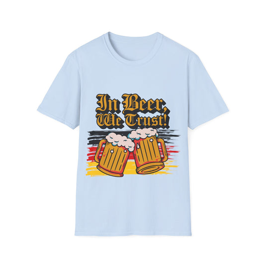 Prost und Cheers aus Deutschland - Auf trendigen Unisex T-Shirts, German Beer quality